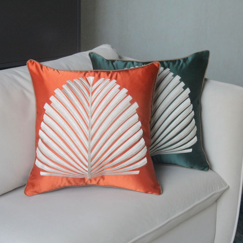 Embroidered cushions, sofa cushions, linen home, living room cushions, office covers details Picture