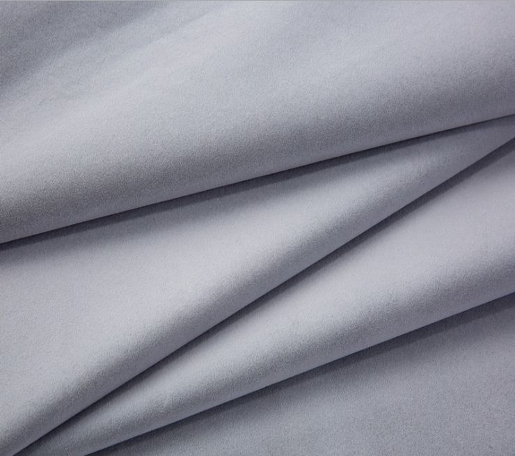 In stock of grey spunlace bottom long-haired velvet fabric for various bracelets, rings, necklaces and packaging velvet fabric Specification image