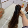 Matte high-temperature silk clip wig, long ponytail clip, short ponytail clip wig details Picture