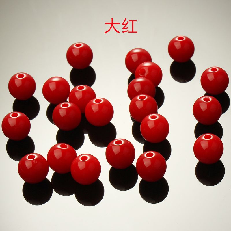 8MM solid color beads DIY beads spring color solid color beads candy beads beads beads bag beads