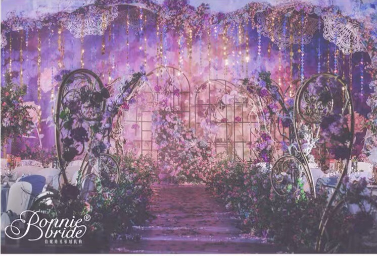 New Love River background wedding props, wedding supplies, aerial pendants, ceiling decorations, crystal, hotel ceiling decoration sequins Specification image