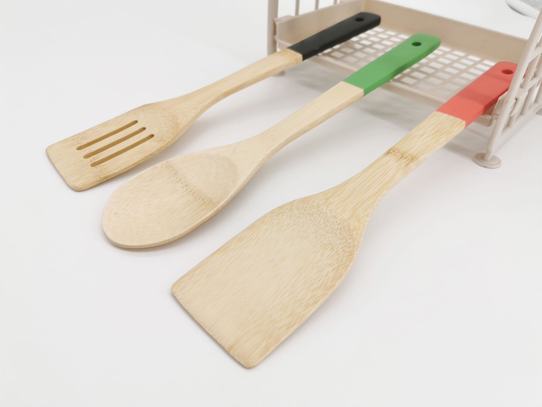 Non-stick pan bamboo shovel cooking shovel cooking spoon set high temperature manufacturers direct customization LOGO thumbnail