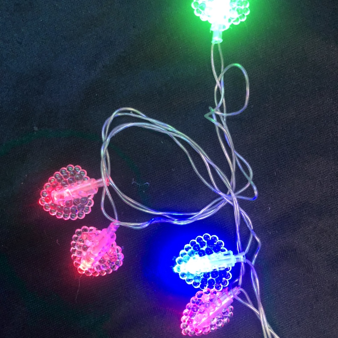 LED luz de dos colores mini luz de color al aire libre patio bar KTV luz decorativa estrella brillo luz de amor boda Application Scenario