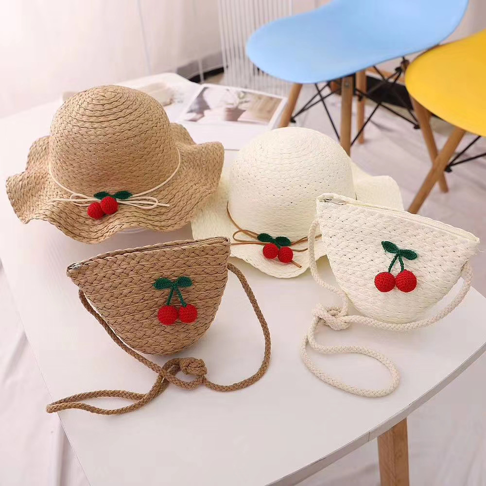 Cherry Straw Hat