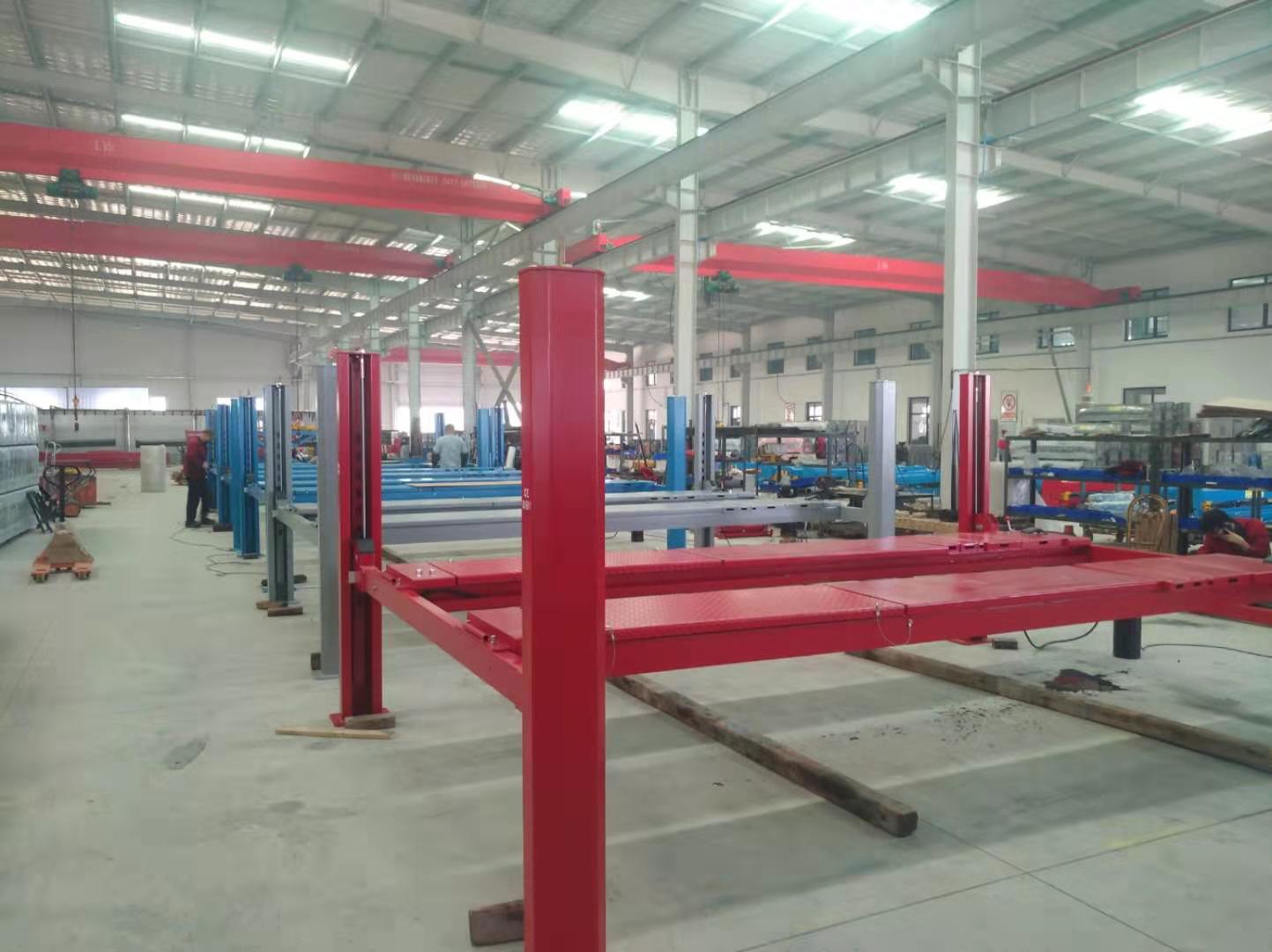 Four-column lift, automotive four-column elevator, automotive maintenance hydraulic equipment detail image 3