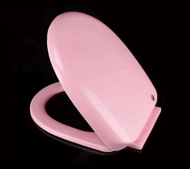 The toilet seat falls b slowly