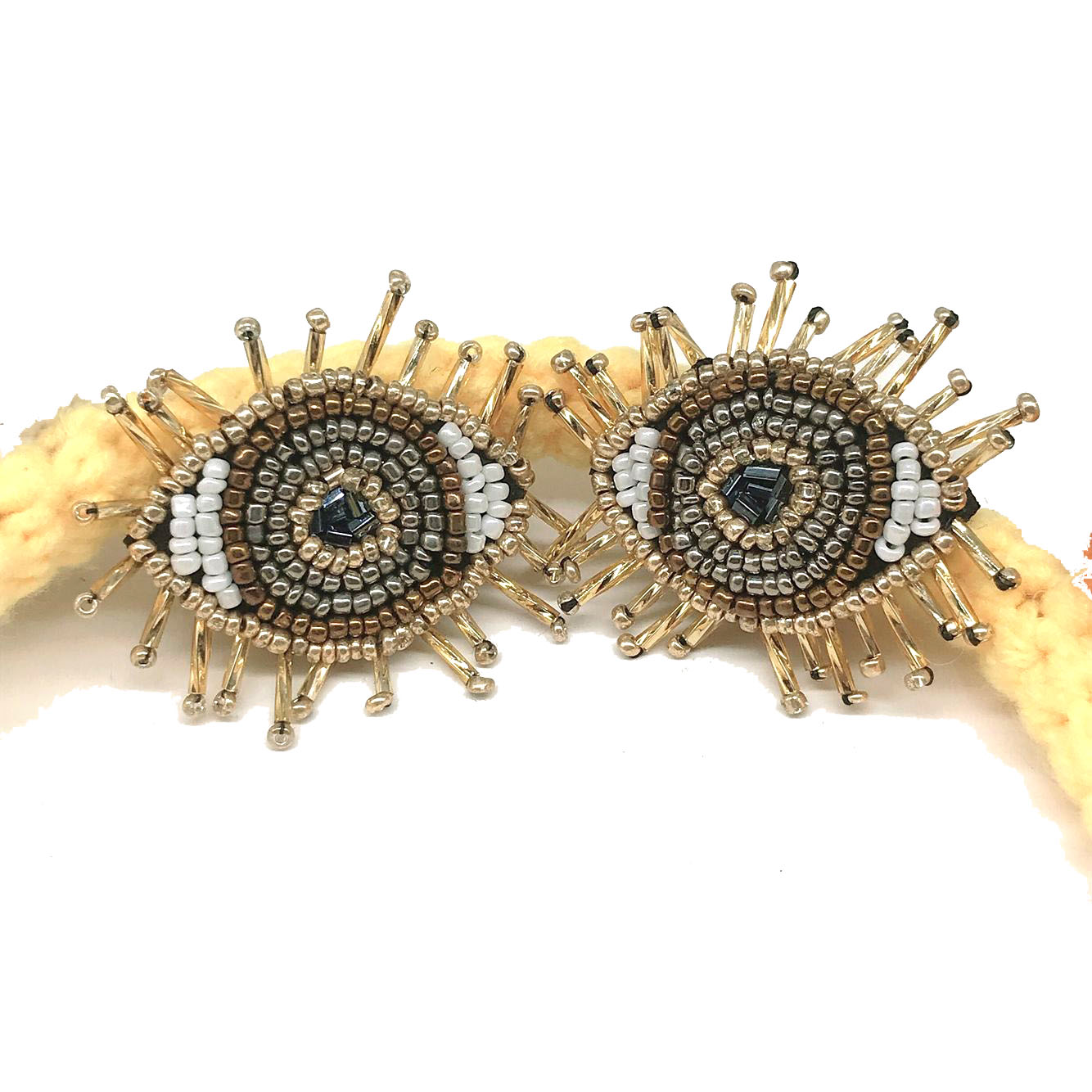 New and trendy alternative eye earrings and earrings, handcrafted beaded, exotic style earrings for women, factory direct sales