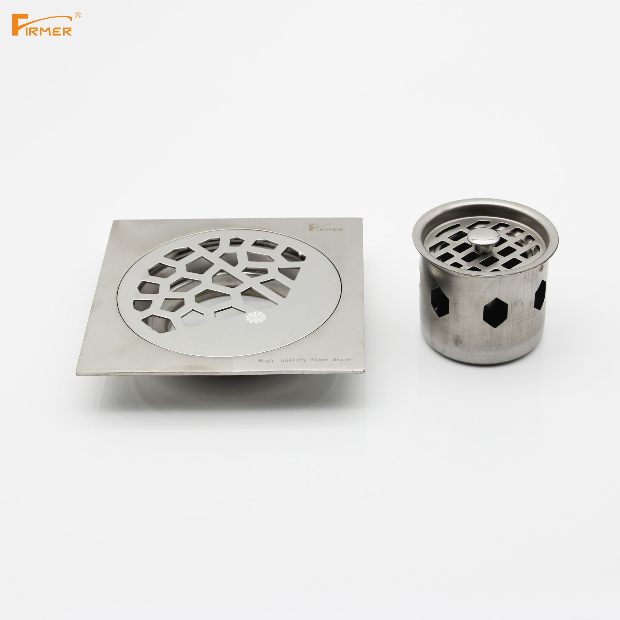 Firmer's New Stainless Steel Anti-Odor Floor Drain With Mirror Polishing, Suitable For Bathroom, Kitchen And Balcony Drainage Application Scenario