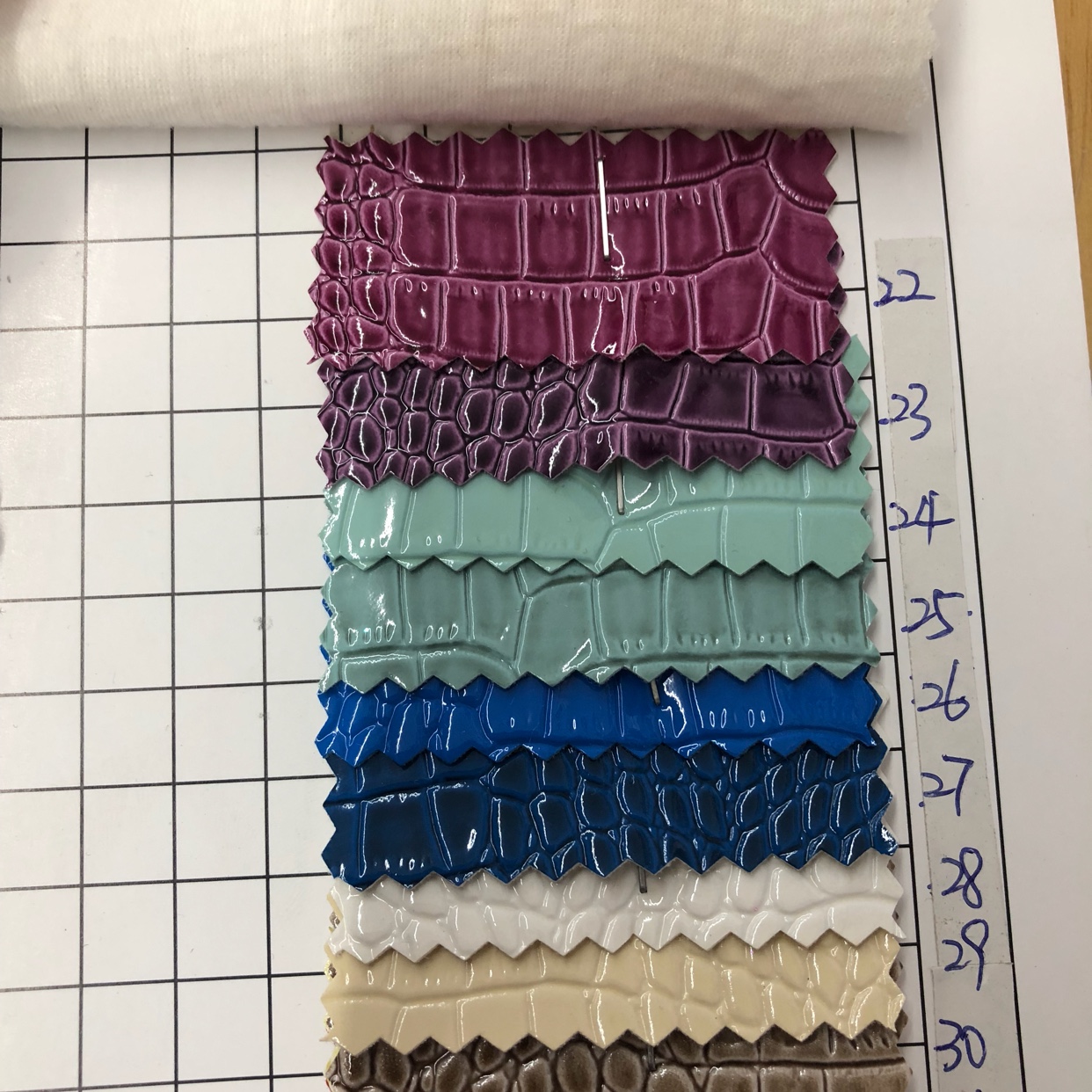 马皮革实物图