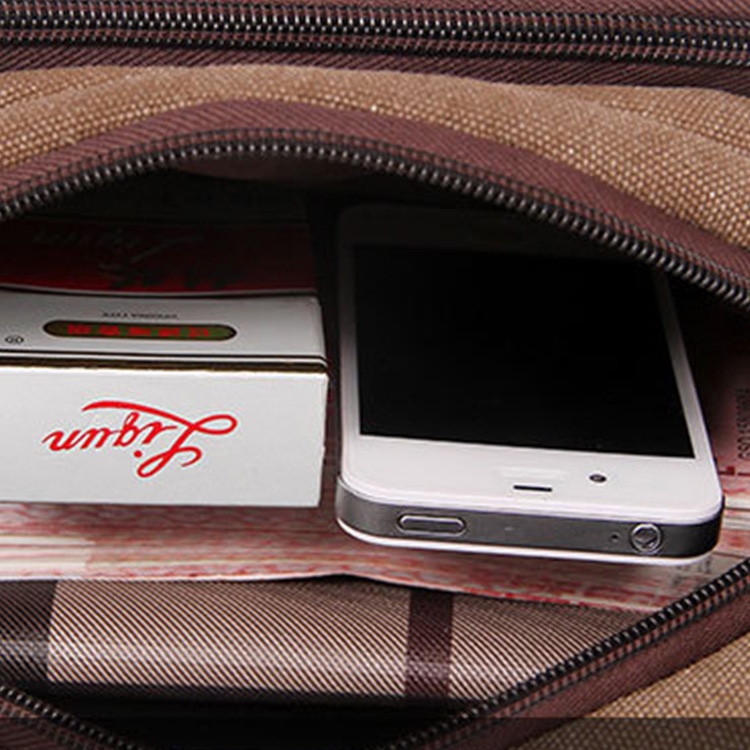 男士腰包实物图