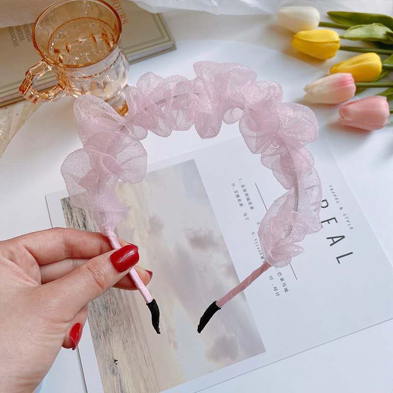 Korean Seersucker Headband Application Scenario