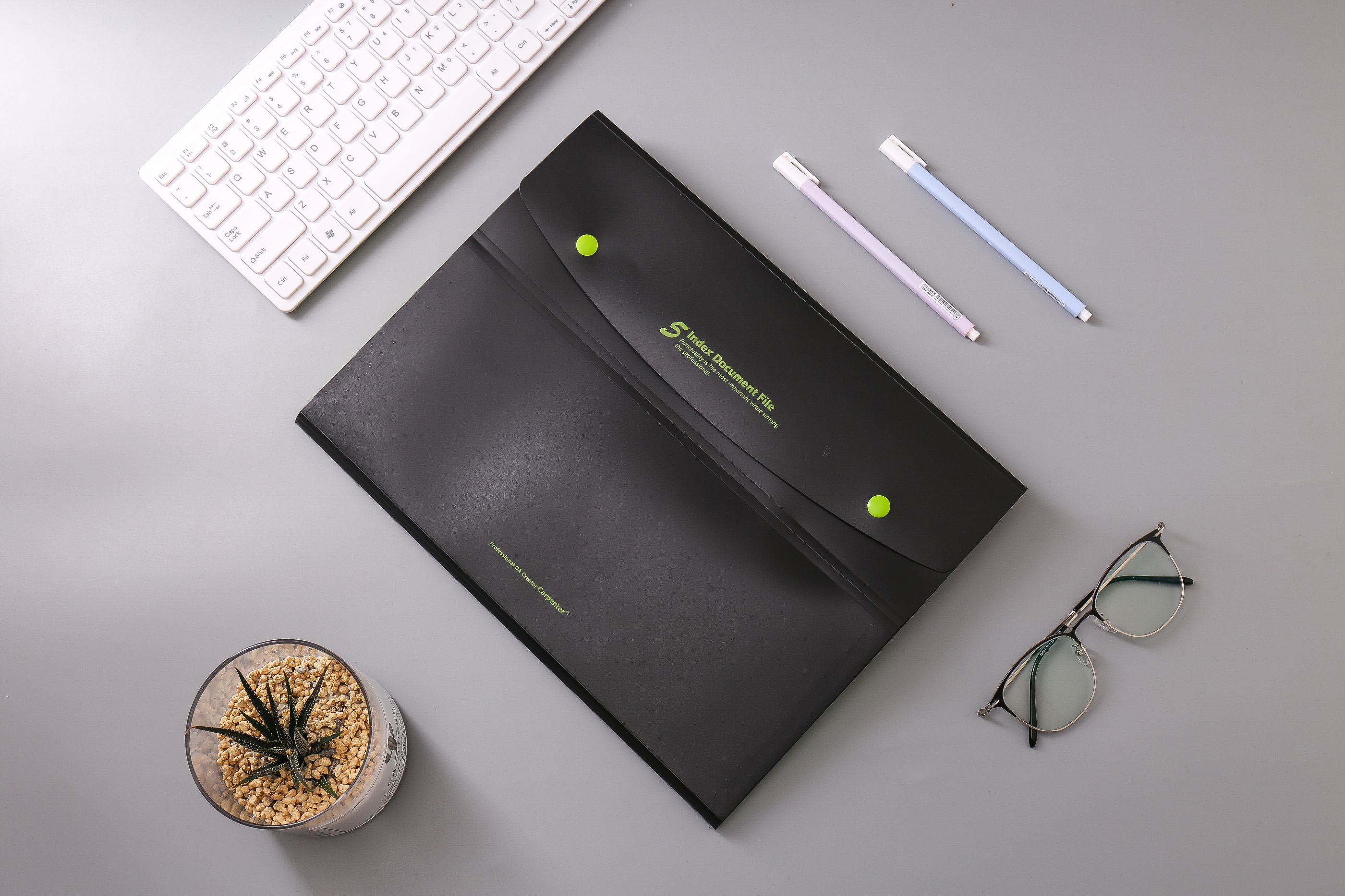 Organ bag file folder data bag double button bag office file bag manufacturer direct selling storage bag