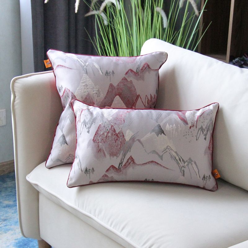Light luxury, simple and modern European-style sofa pillowcase, home living room large pillow cover, waist pillow with core, custom-made Application Scenario