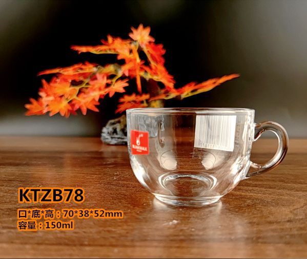 丽尊 BLINKMAX 玻璃咖啡小把杯 浓缩咖啡杯 花茶杯 KTZB78