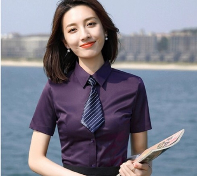 New Korean-style slim-fit casual women's shirt for couples Specification image