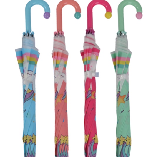 50 cm 8-bone EVA unicorn children's umbrella in mixed colors Application Scenario