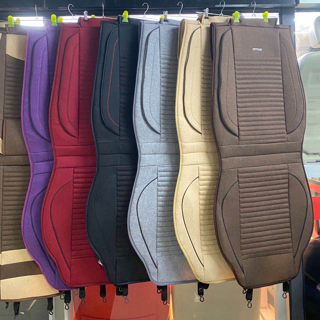 Linen car seat cushion thumbnail