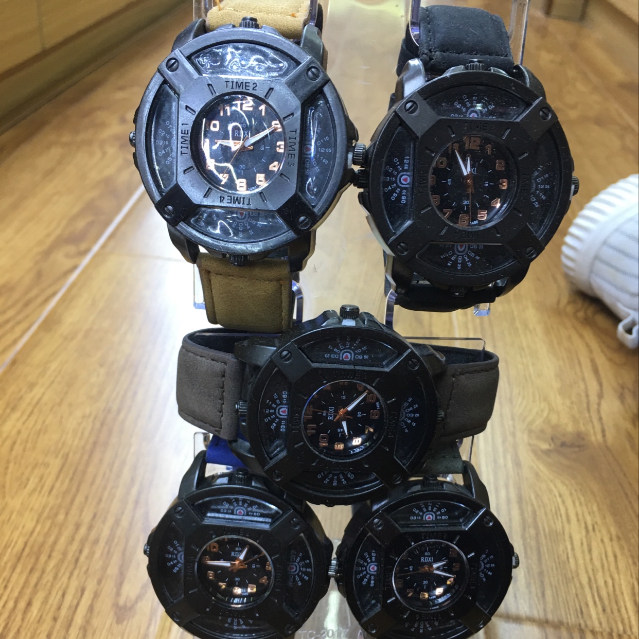 Lado masculino reloj cuarzo
