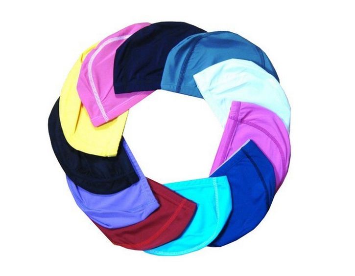 优质弹力舒适花色布泳帽 男女儿童成人 氨纶锦纶布泳帽投诉详情图2