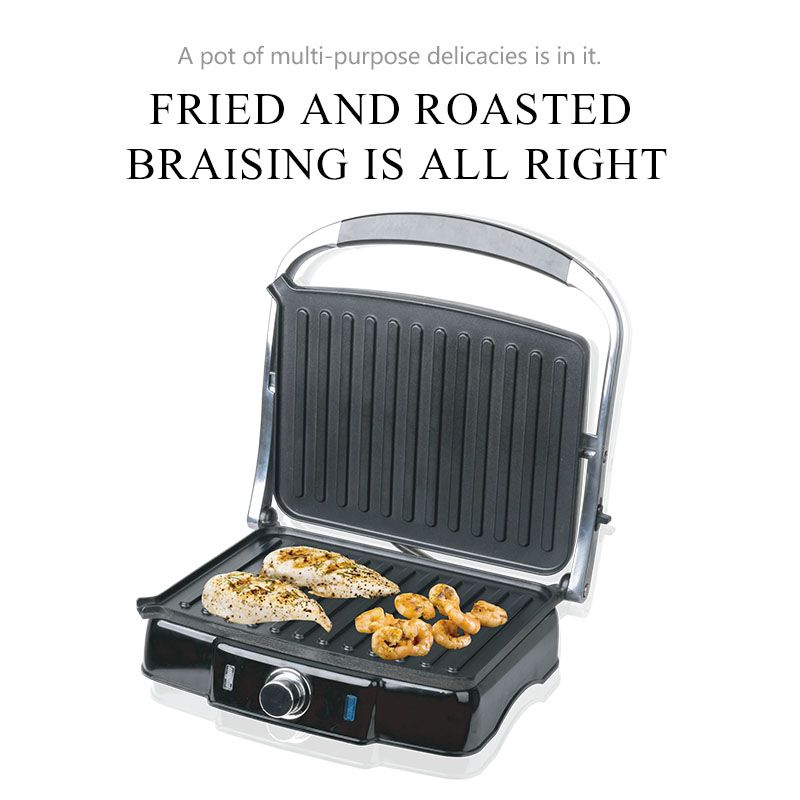 Korean-style tourmaline barbecue tray, household non-stick barbecue pan, commercial teppanyaki, suitable for both sides Item Picture