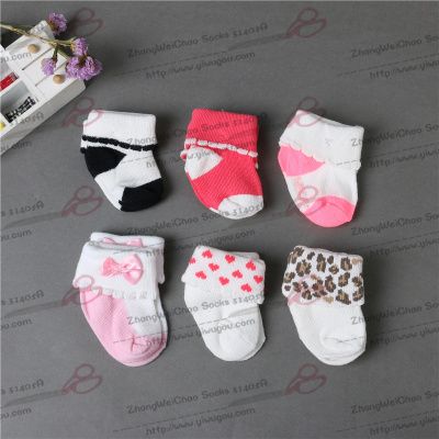 Newborn baby spring and summer children's socks full figure
