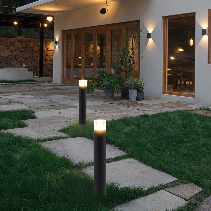 Led Modern simple outdoor waterproof lawn lamp garden lamp villa pillar lamp garden lawn lamp