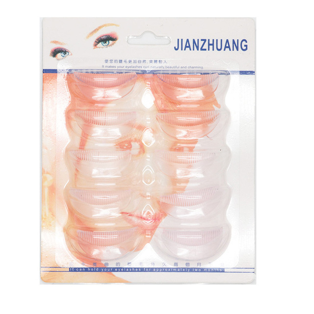 Beauty eye doll eyelash hot piece, hot eyelash silicone gasket eyelash Qiao