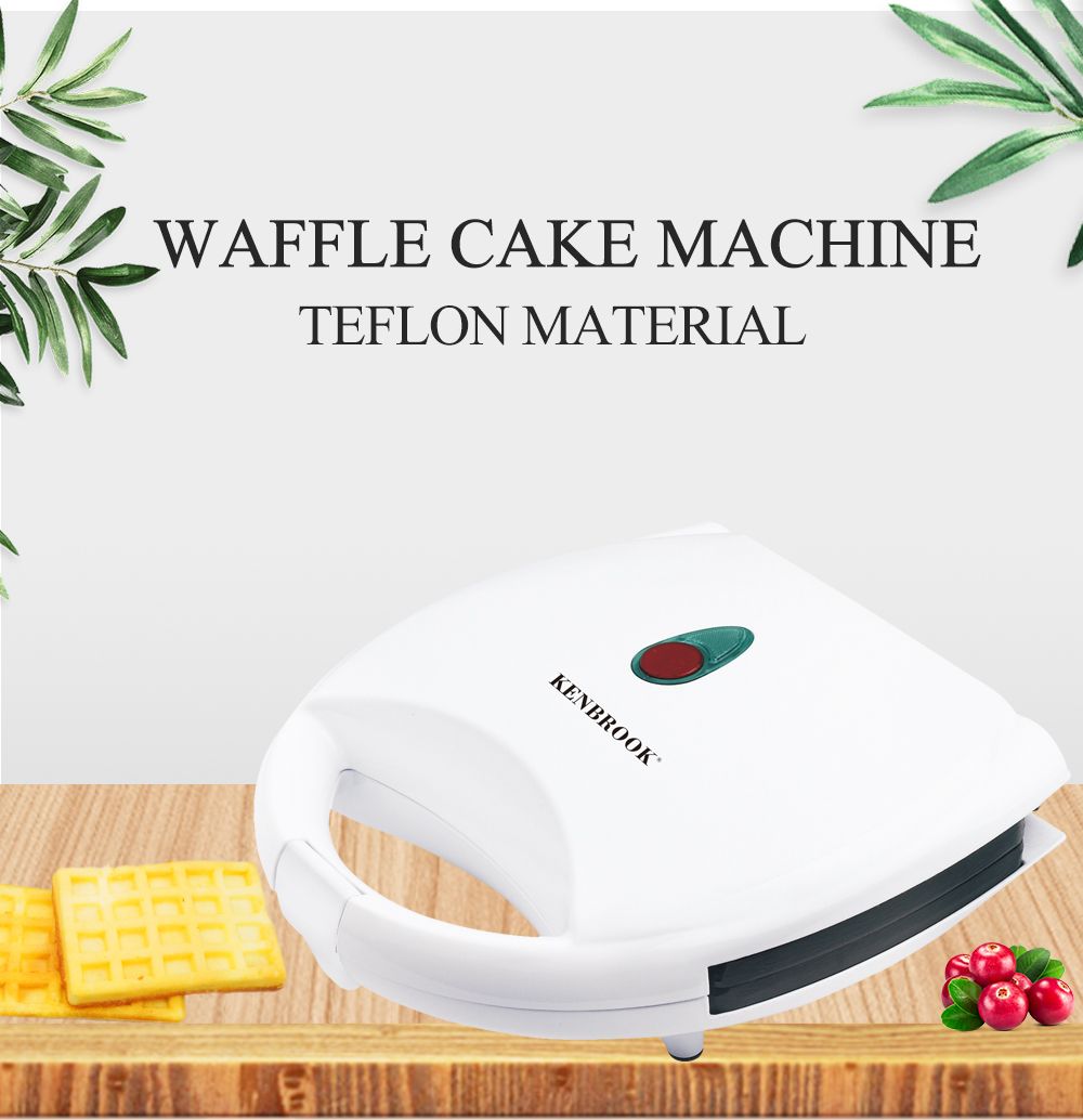 Household fully automatic waffle machine, breakfast machine, double-sided heating portable breakfast machine detail image 1