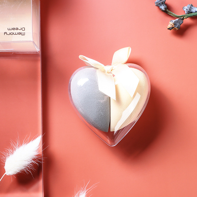 Boxed Love Powder Puff Dry and wet Powder puff online red powder puff undefined