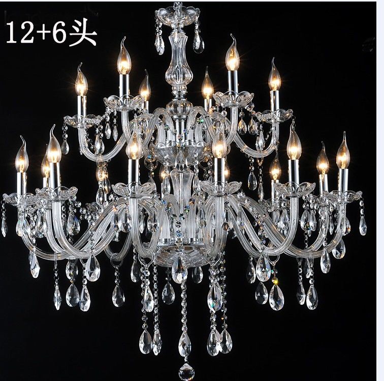 欧式水晶吊灯客厅灯奢华大气餐厅卧室家用灯家居灯饰婚礼别墅大厅吊灯可定制详情7