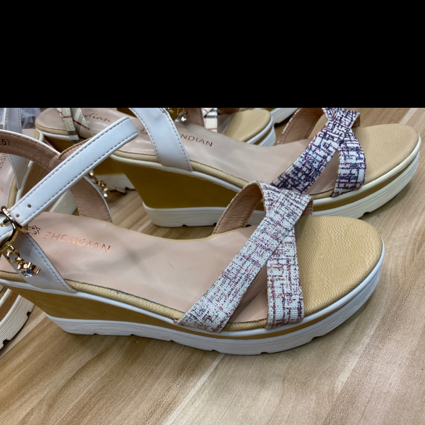 Victory Shoes Women's wedge heel sandals Specification image