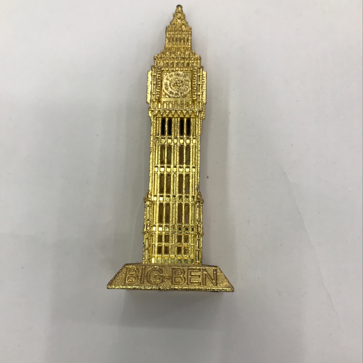 丽新钥匙扣钥匙扣挂饰车饰挂件金属工艺品大笨钟摆件1