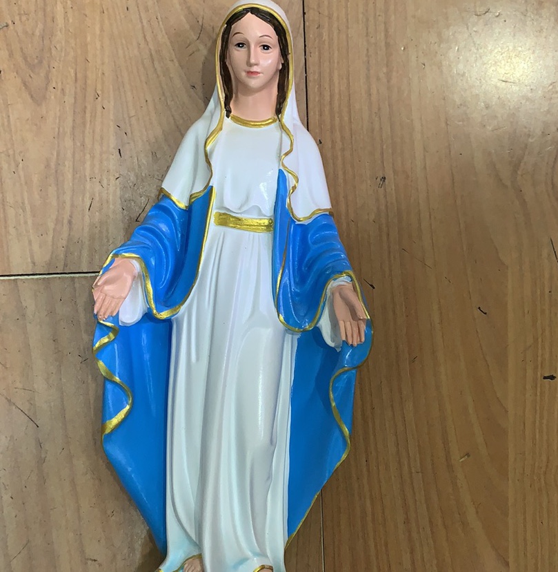 圣母玛利亚 无染原罪圣母 宗教树脂工艺品