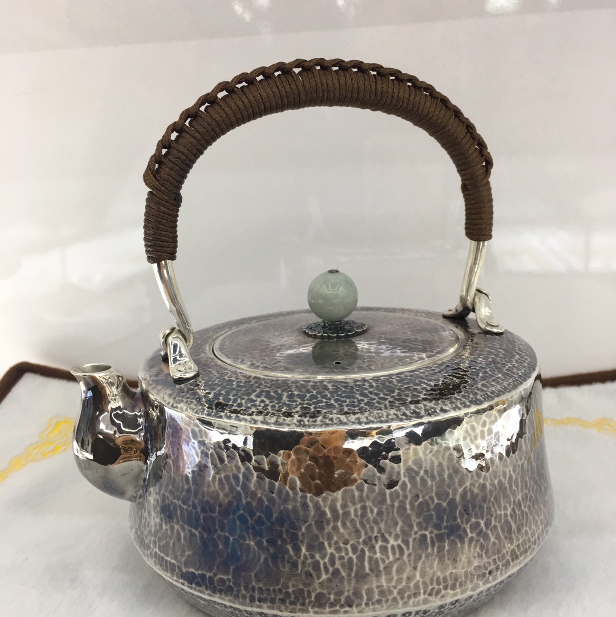 银壶一体银壶纯银纯手工式银壶提粱烧水壶正价款式10