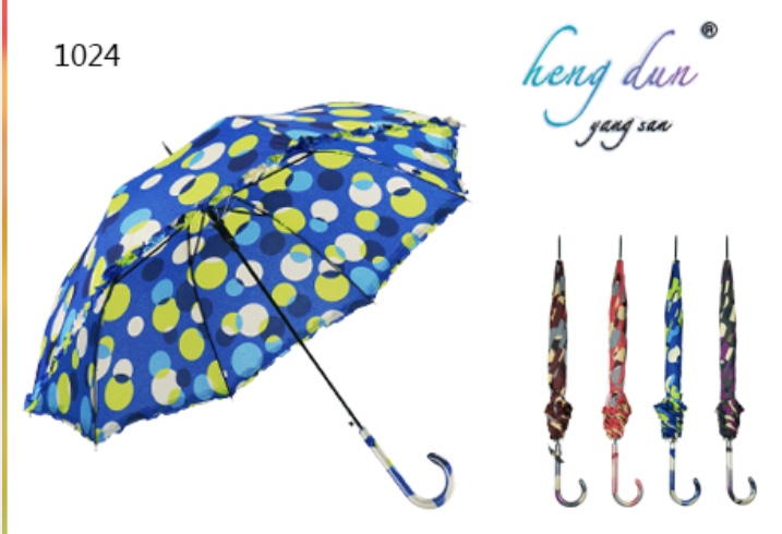 60 cm 8-bone automatic lace umbrella