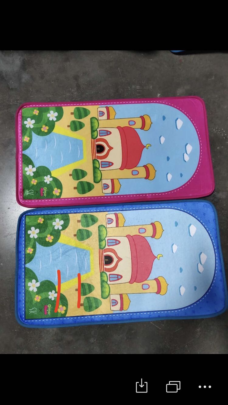 Sponge children's worship blanket