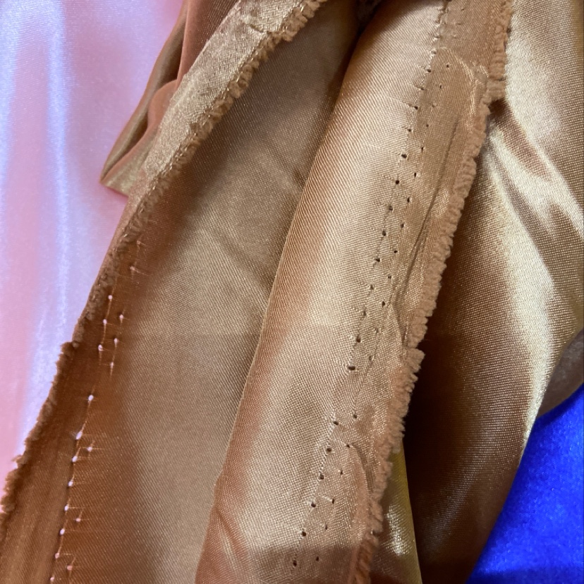 Brown tweed fabric for clothing, headwear, accessories and handicrafts details Picture