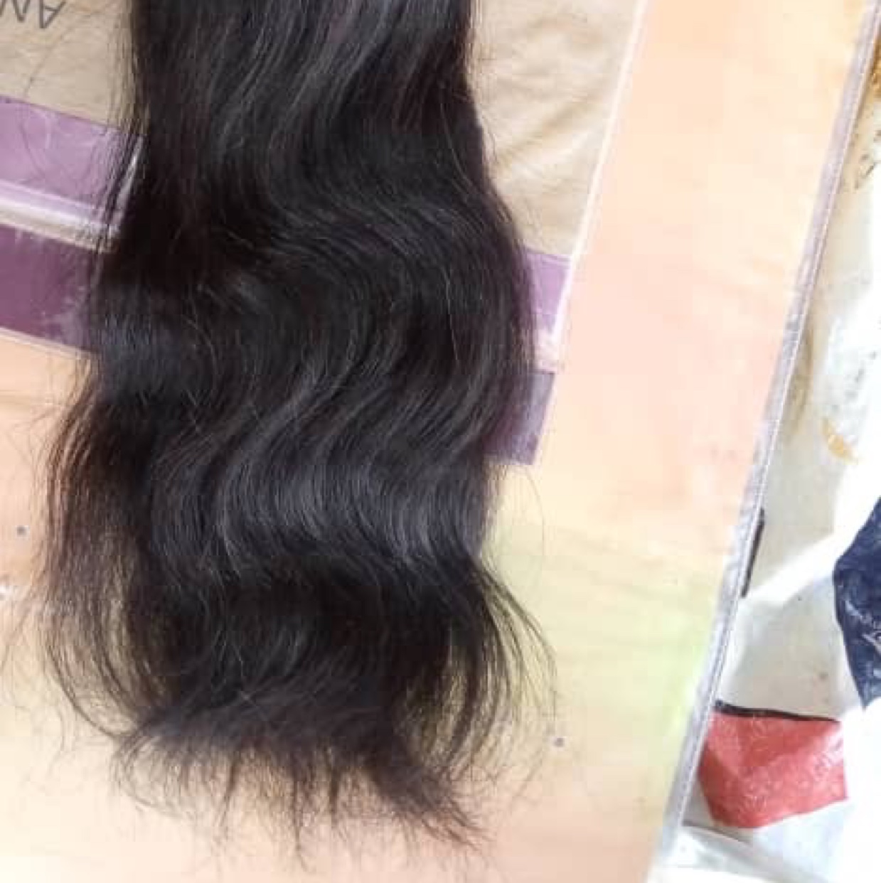 brazilian hair sheet chemical fiber silk Brazilian hair matte high-temperature silk hair sheet soft silk 75g hair sheet dyeable brazilian fiber Item Picture