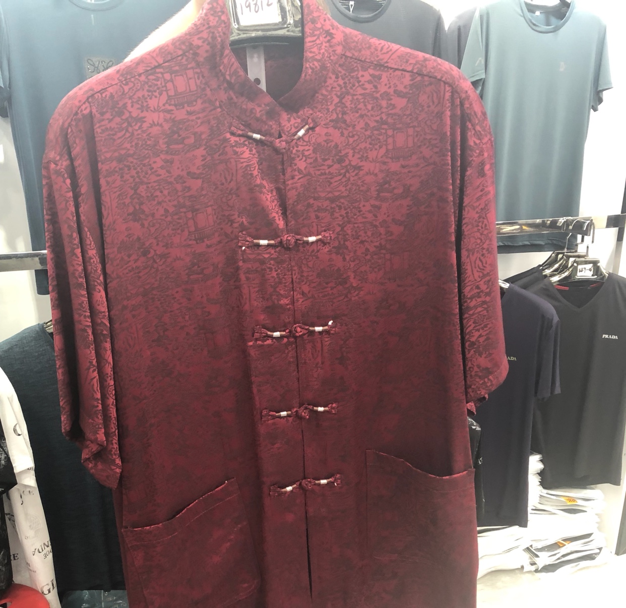 Summer Short sleeved shorts for men in Tang suit thumbnail