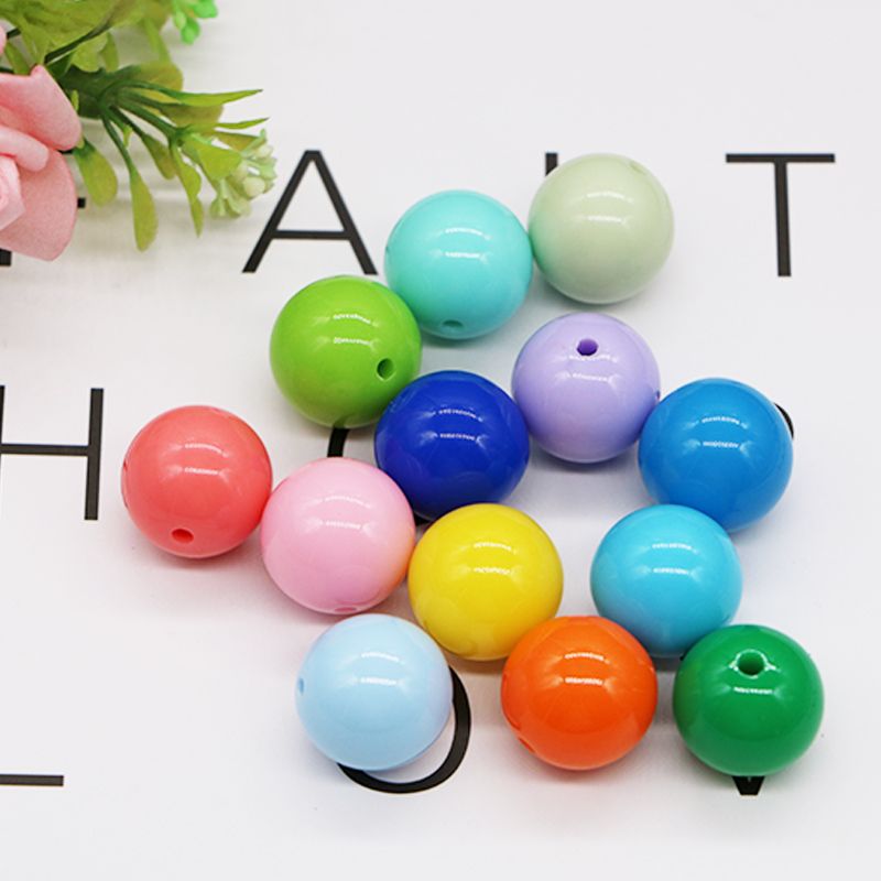 Solid color beads DIY beads spring color beads candy beads beads beads bags beads manufacturers direct