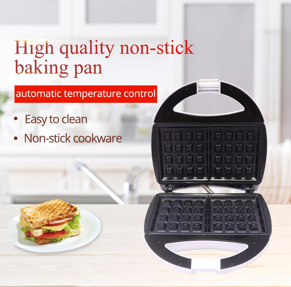 Household fully automatic waffle machine, breakfast machine, double-sided heating portable breakfast machine detail image 4