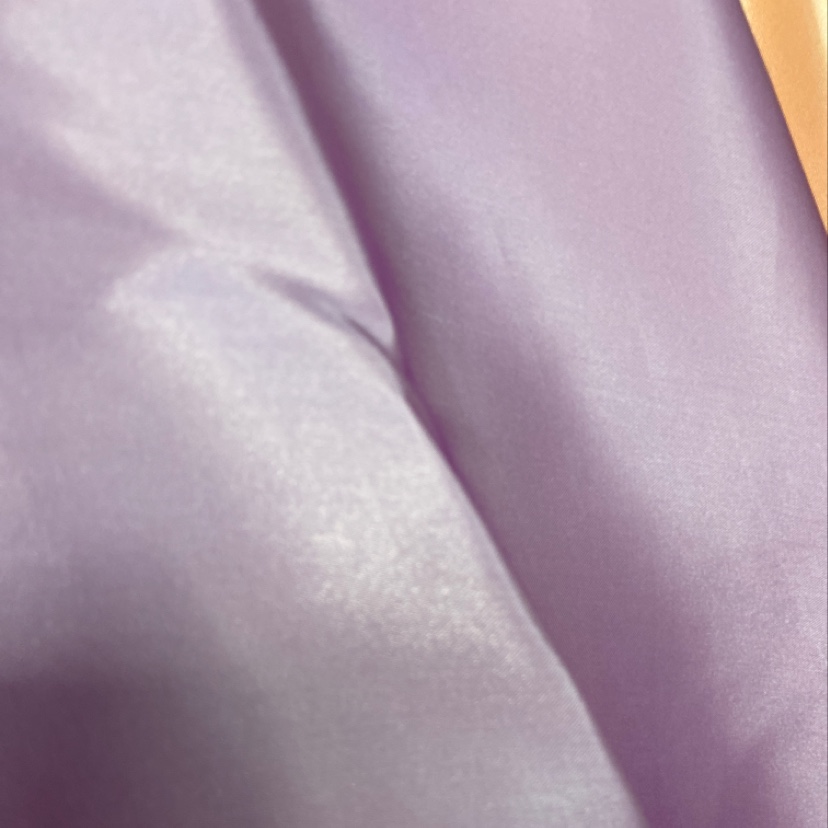 Light purple satin fabric for clothing, headwear, accessories and handicrafts