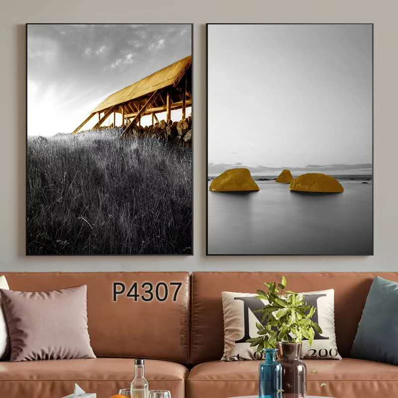 Yihan Painting Industry 60X80x60cm Triple Crystal Porcelain Decorative Painting Specification drawing