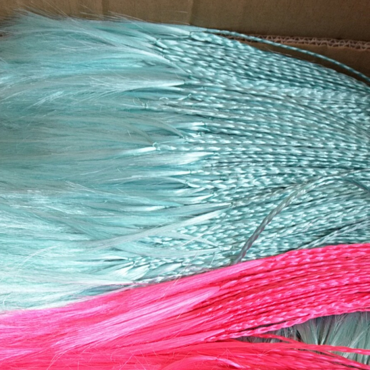 p material small braids 1g in multiple colors, customizable for toy dolls, braid hair bands, custom-made and wholesale braids Specification image