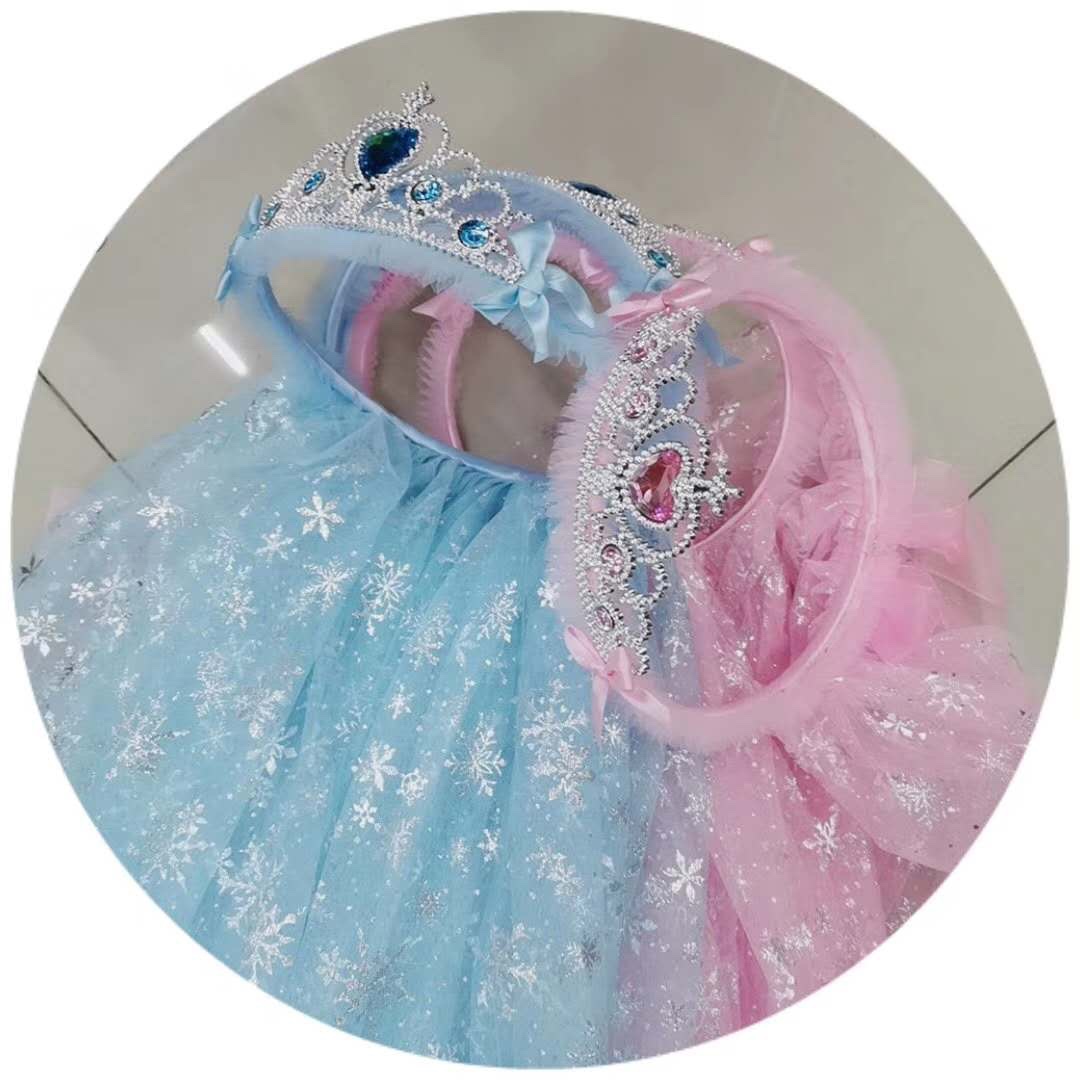 Snow and ice garland veil thumbnail