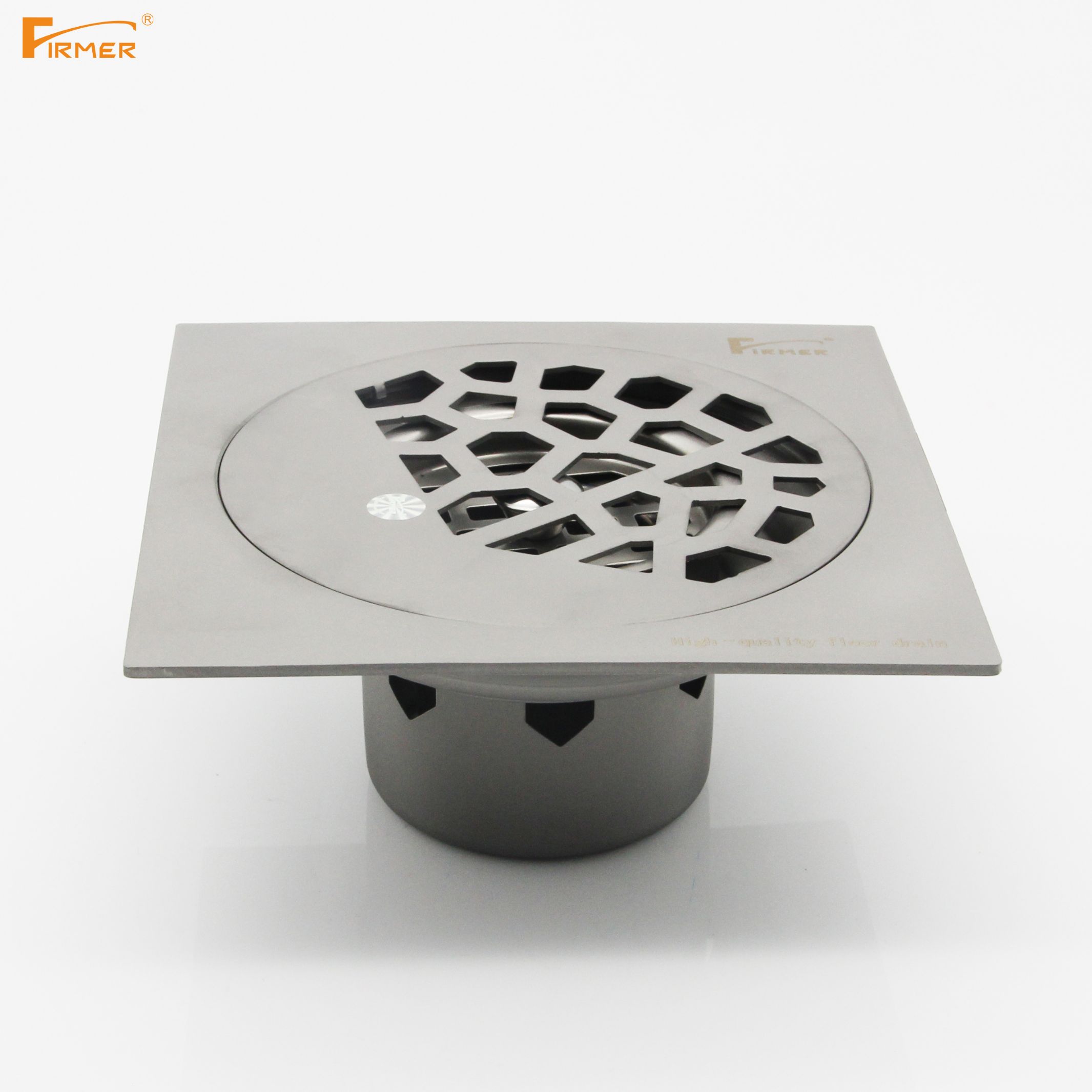 FIRMER stainless steel mirror sandblasting deodorant floor drain bathroom shower room balcony drainage floor drain full figure
