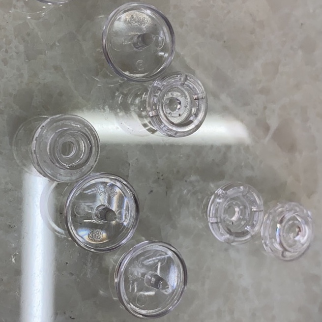 Plastic fully transparent four-piece buckle, snap button, file bag buckle, children's buckle, racket buckle Application Scenario