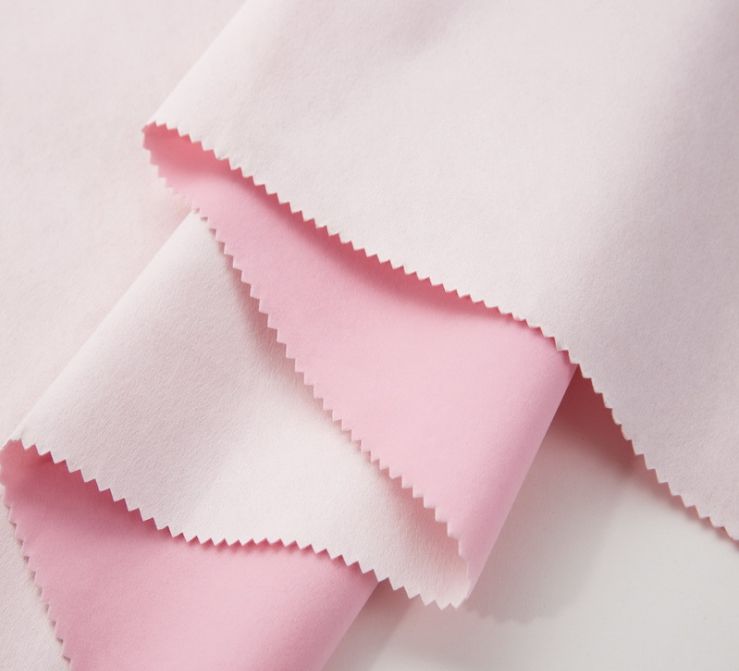 绸布底植绒粉红长毛绒电子产品包装盒可背胶厂家红酒袋束口袋产品图