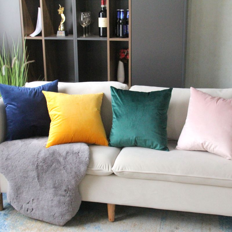 Velvet cushions, sofa cushions, velvet fabric, home living room cushion cover, office Item Picture