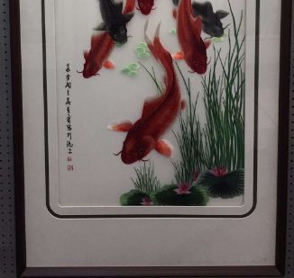 品绣天翔60X100cm玄关苏绣装饰画详情3